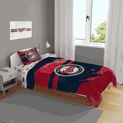 Minnesota Twins Slanted Stripe 4 PC Twin Bed in a Bag