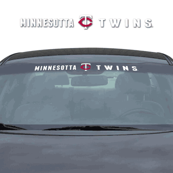 Minnesota Twins Sun Stripe Windshield Decal 3.25 in. x 34 in.
