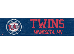 Minnesota Twins Team Name 6x24 Sign