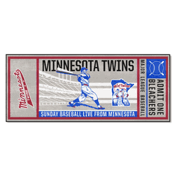 Minnesota Twins Ticket Runner Rug - 30in. x 72in.