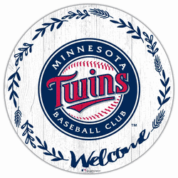 Minnesota Twins Welcome 12in Circle