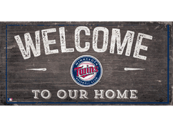 Minnesota Twins Welcome Home Sign