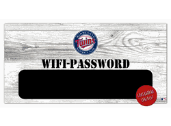 Minnesota Twins Wifi Password 6x12 Sign