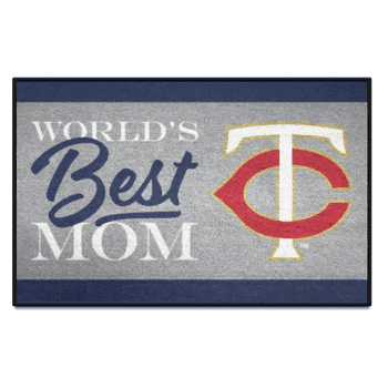 Minnesota Twins World's Best Mom Starter Mat Accent Rug - 19in. x 30in.