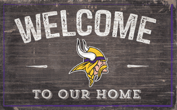 Minnesota Vikings 11x19 Welcome to our Home Sign