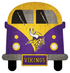 Minnesota Vikings 12" Team Bus Sign