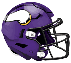 Minnesota Vikings 12in Authentic Helmet Sign