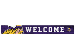 Minnesota Vikings 16in. Welcome Strip