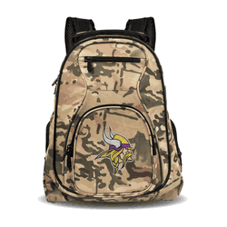 Minnesota Vikings 19" Premium Laptop Backpack, Camo