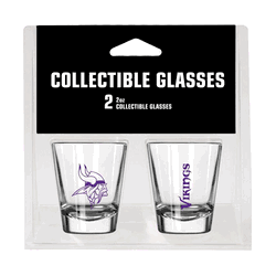 Minnesota Vikings 2oz Gameday Shot Glass 2 Pack