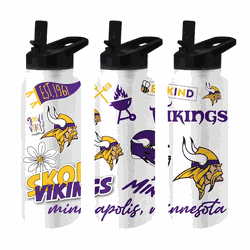 Minnesota Vikings 34oz Native Quencher Bottle