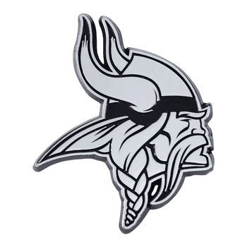 Minnesota Vikings 3D Chrome Metal Emblem