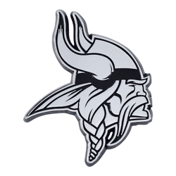 Minnesota Vikings 3D Chrome Metal Emblem