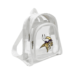 Minnesota Vikings 3D Logo Clear Mini Backpack
