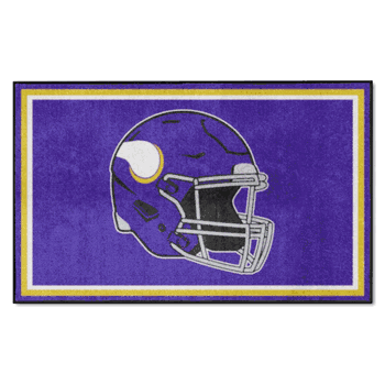 Minnesota Vikings 4ft. x 6ft. Plush Area Rug