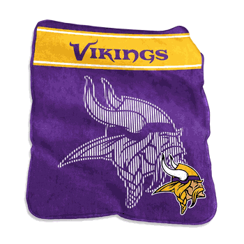 Minnesota Vikings 60x80 Raschel Throw