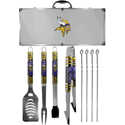 Minnesota Vikings 8 pc Tailgater BBQ Set