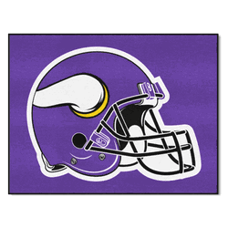 Minnesota Vikings All-Star Rug - 34 in. x 42.5 in., Helmet Logo