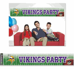 Minnesota Vikings Banner 12x65 Party Style CO