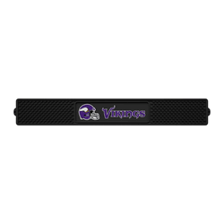 Minnesota Vikings Bar Drink Mat - 3.25in. x 24in.