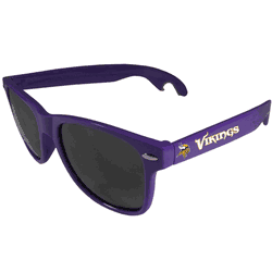 Minnesota Vikings Beachfarer Bottle Opener Sunglasses, Purple