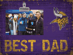 Minnesota Vikings Best Dad Clip Frame