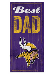 Minnesota Vikings Best Dad Sign