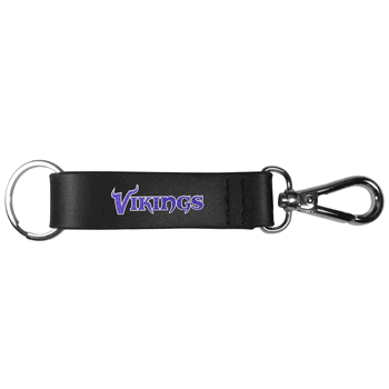 Minnesota Vikings Black Strap Key Chain