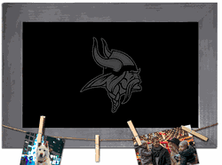 Minnesota Vikings Blank Chalkboard with frame & clothespins 11x19 Sign
