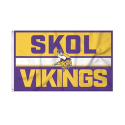 Minnesota Vikings Bold 3' x 5' Banner Flag