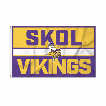 Minnesota Vikings Bold 3' x 5' Banner Flag
