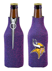 Minnesota Vikings Bottle Suit Holder Glitter Purple