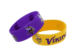 Minnesota Vikings Bracelets 2 Pack Wide