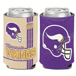 Minnesota Vikings Can Cooler Vintage Design