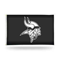 Minnesota Vikings Carbon Fiber 3' x 5' Banner Flag