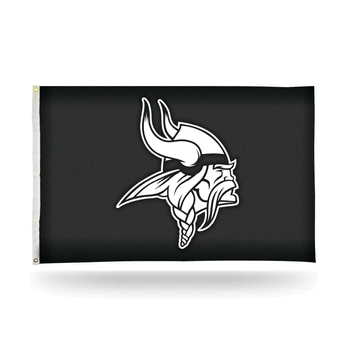 Minnesota Vikings Carbon Fiber 3' x 5' Banner Flag