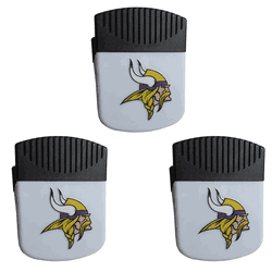 Minnesota Vikings Chip Clip Magnets, 3pk
