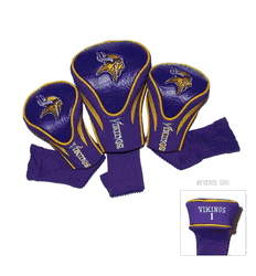 Minnesota Vikings Club 3 Piece Contour Headcover Set
