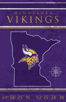 Minnesota Vikings Coordinates 17x26