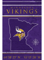 Minnesota Vikings Coordinates 17x26