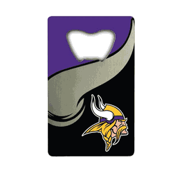 Minnesota Vikings Credit Card Style Bottle Opener - 2 x 3.25