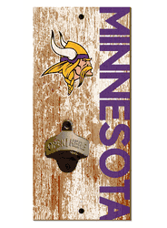 Minnesota Vikings Distressed Bottle Opener