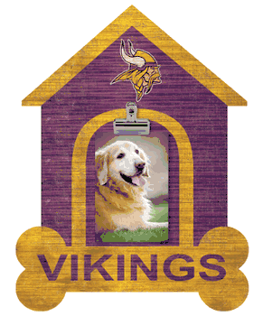 Minnesota Vikings Dog Bone House Clip Frame