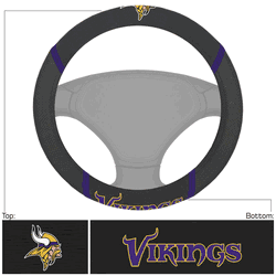 Minnesota Vikings Embroidered Steering Wheel Cover