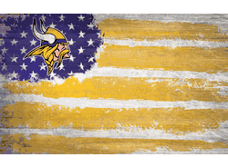 Minnesota Vikings Flag 11x19.