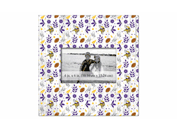 Minnesota Vikings Floral Pattern 10x10 Frame