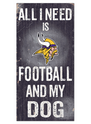 Minnesota Vikings Football and My Dog Sign