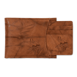 Minnesota Vikings  Genuine Leather Slider Wallet
