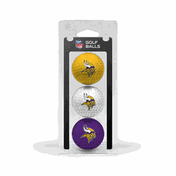 Minnesota Vikings Golf Balls - 3 Pack