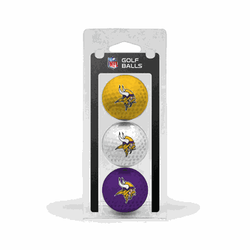 Minnesota Vikings Golf Balls - 3 Pack